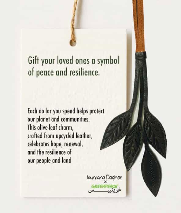 Greenpeace Olive Charm Collaboration